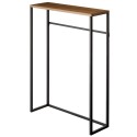 table console etroite fine design metal bois yamazaki tower