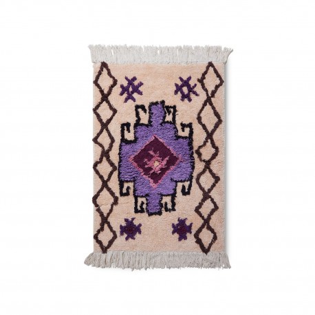 tapis de bain original boheme hippie violet hk living bohemian
