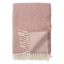 couverture rose clair laine agneau klippan velvet