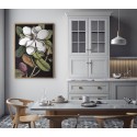 affiche fleur magnolia en fleurs peinture dessin the dybdahl