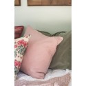ib laursen housse de coussin lin rose poudre 50 x 50 cm