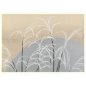dessin japonais paysage hiver the dybdahl moon and winter grasses