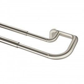 tringle a rideaux double coudee design argent umbra twilight blackout