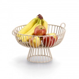 corbeille a fruits design metal beige zeller