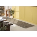 tapis long de couloir coton uni greige naturel ib laursen 60  x 250 cm