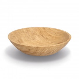 grand saladier bois bambou corbeille a fruits zeller