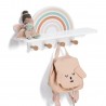 Portemanteau mural étagère enfants Zeller