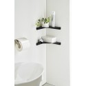 petite etagere d angle murale metal noir yamazaki tower