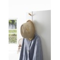 portemanteau sur porte double crochet bois yamazaki tower