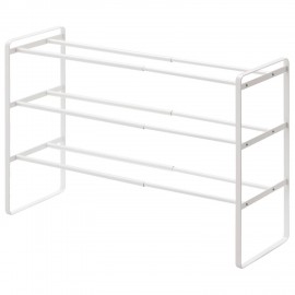 etagere chaussures extensible metal blanc yamazaki frame