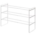 etagere chaussures extensible metal blanc yamazaki frame