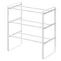 etagere chaussures extensible metal blanc yamazaki frame