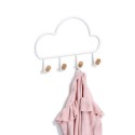 portemanteau mural chambre enfants blanc nuage zeller