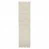 tapis de couloir ecru creme long etroit coton uni ib laursen