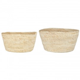 Panier rangement maïs tressé IB Laursen set de 2