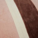 coussin de salon chic raye velours rose nude marron hk living