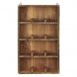 etagere murale bois recycle rustique rangemetn mugs cusine ib laursen