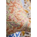 grande housse coussin motif indien paisley orange peche ib laursen