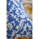 grande housse coussin motif indien imprime block bleu ib laursen