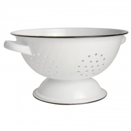 passoire ancienne email blanche vintage retro ib laursen