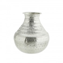 vase aluminium recycle martelé madam stoltz