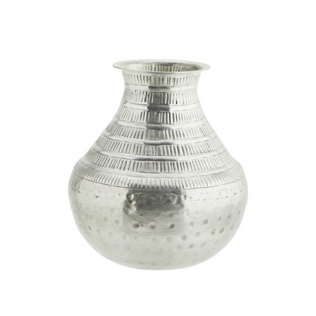 vase aluminium recycle martelé madam stoltz