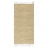 petit tapis chambre coton beige marron dore naturel ib laursen