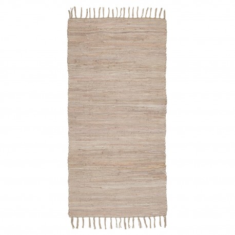 petit petit tapis coton rose poudre uni franges ib laursen