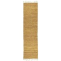 tapis long couloir jaune moutarde uni coton ib laursen