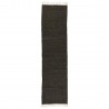 tapis couloir long noir coton uni ib laursen