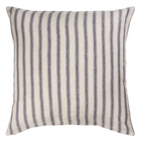 Grande housse coussin lin rayé IB Lursen