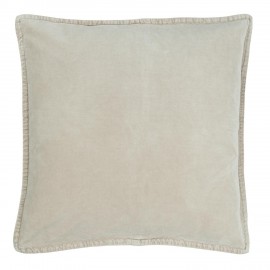 Housse de coussin carrée velours IB Laursen beige