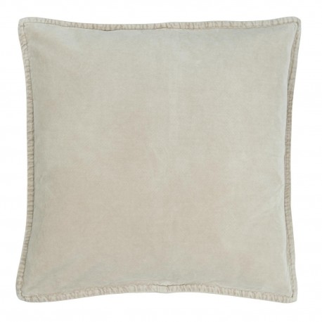 Housse de coussin carrée velours IB Laursen beige