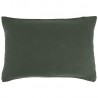 coussin lin vert fonce rectangulaire ib laursen