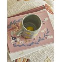 Petit mug grès motif citrons Bloomingville Agnes