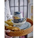 tasse mug decore avec colombe gres bleu bloomingville hezha