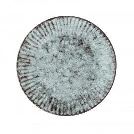 petite assiette dessert rustique bleu turquoise madam stoltz