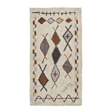 petit tapis tufte motifs colores madam stoltz