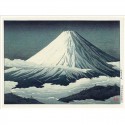 poster japonais mont fuji paysage the dybdahl fuji surroundings