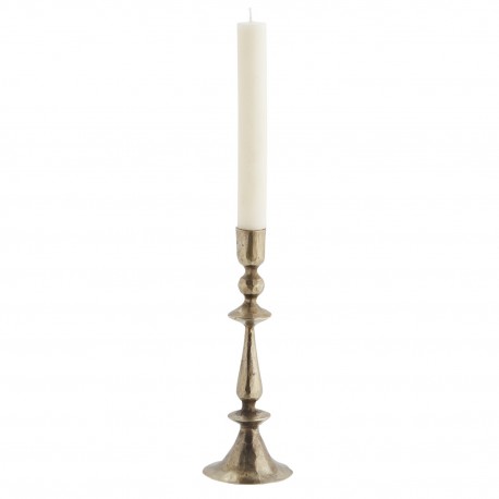 bougeoir fer forge laiton dore madam stoltz