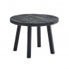 table basse rustique ronde noire bois recycle madam stoltz