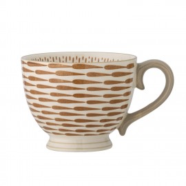 tasse a the chic campagne gres orange bloomingville maple