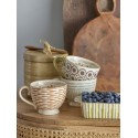 tasse a the chic campagne gres orange bloomingville maple