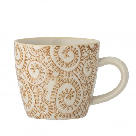 tasse a the charme campagne trendy gres orange bloomingville maple