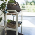 petit meuble a chaussures design epure blanc bois yamazaki tower
