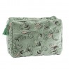 Trousse de toilette velours floral Madam Stoltz