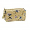 trousse a maquillage velours brode jaune madam stoltz
