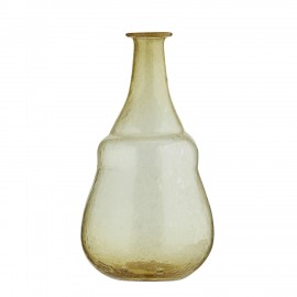 vase vintage verre jaune recycle soliflore madam stoltz