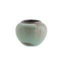 vase rond boule vert gres patine madam stoltz