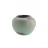 vase rond boule vert gres patine madam stoltz
